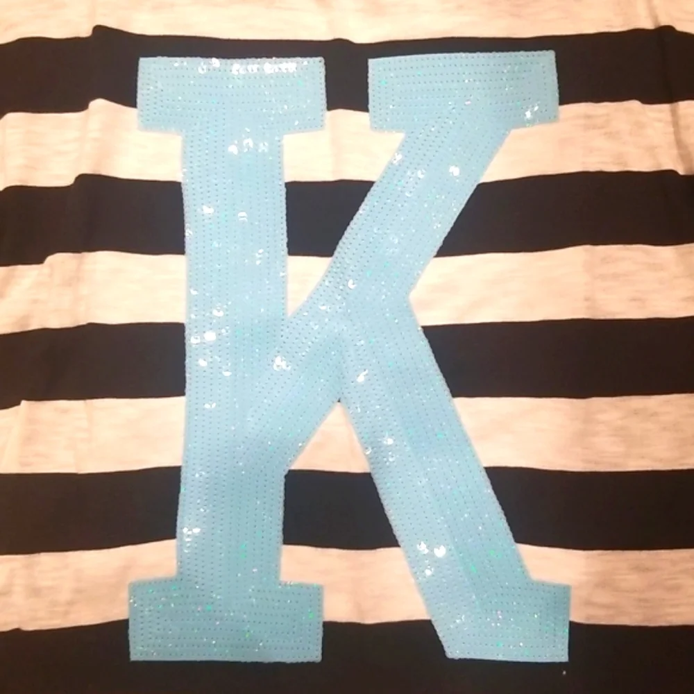 Justice Initial K Top size 12/14